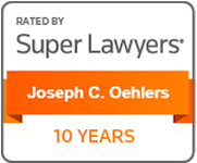 rated by super lawyers: Joseph C. Oehlers. 10 years